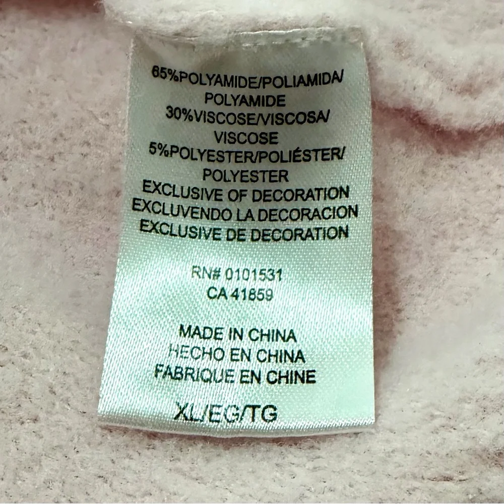 WICKED Paul Tazewell Soft Pink Glinda Button Front Cardigan Sweater Size X-Large - Picture 11 of 14
